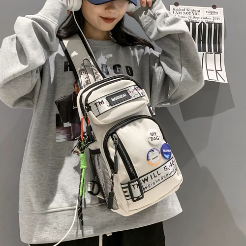 Вместительная и большая нагрудная сумка, трендовая сумка для телефона для отдыха, рюкзак