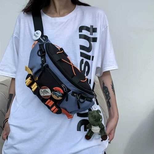 Летняя нагрудная сумка, поясная сумка для школьников, трендовая сумка через плечо, сумка на одно плечо