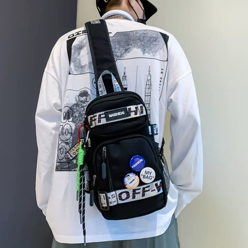 Вместительная и большая нагрудная сумка, трендовая сумка для телефона для отдыха, рюкзак