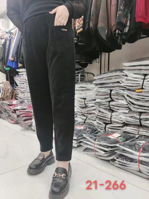 Yuxiu Tianpai Official Store Genuine Product 266 Models, Plus Size, Fashionable, Loose Fit, Flattering, Corduroy Casual Pants