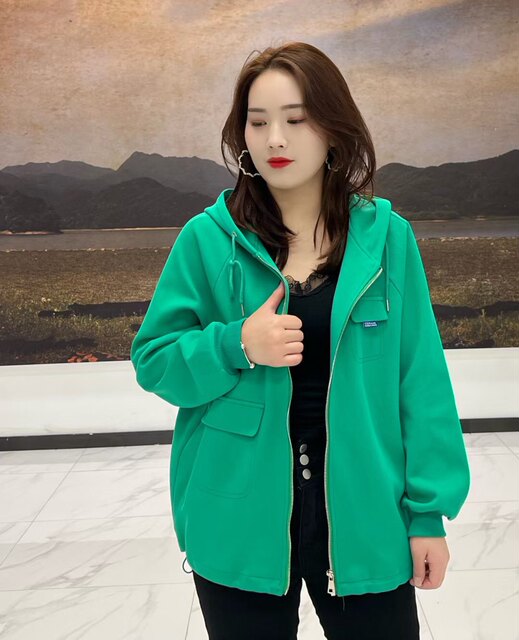 Ying Ming Qi's Exclusive Store Offers 12 Styles of Plus-Size, Fashionable, Casual, Loose-Fitting, Slimming, and Stretchy Jackets