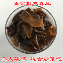 Premium spring ear Deep mountain Basswood black fungus Wild spring ear Sheng Northeast Changbai Mountain fungus specialty dry goods 500 grams