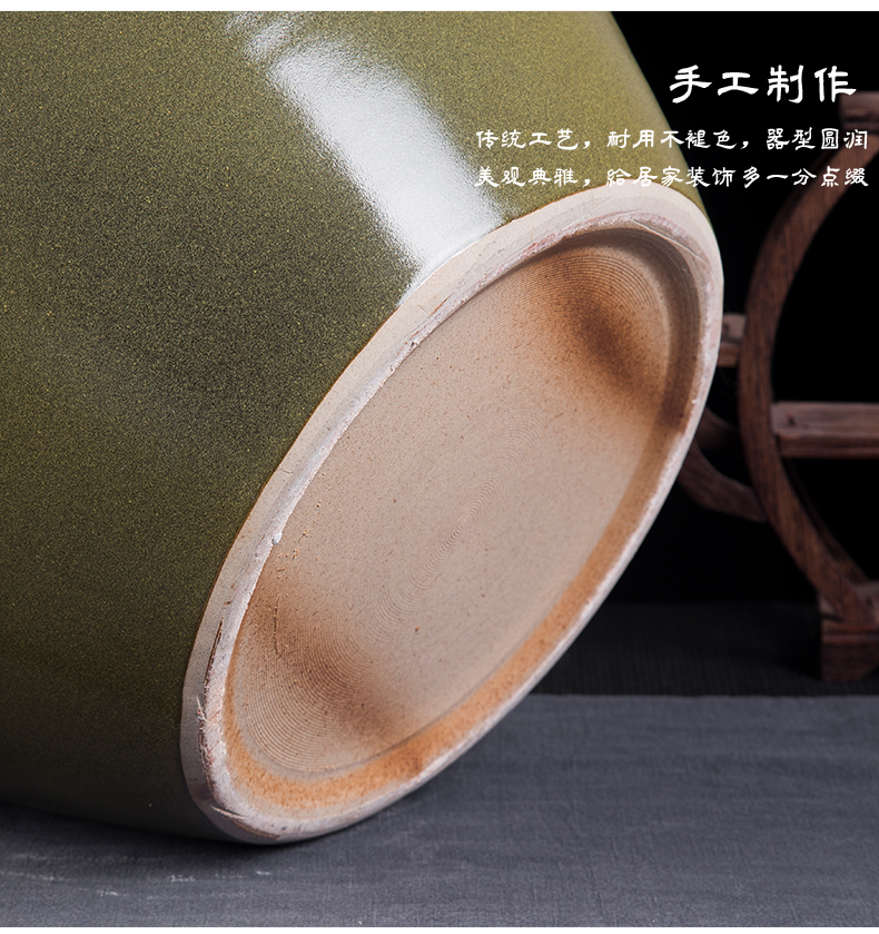 Jingdezhen ceramic tank household kitchen large cylinder barrel can of fish pickles pickled meat tank old courtyard