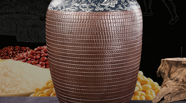 Jingdezhen ceramic barrel ricer box 20 jins of 50 kg 100 catties of household ceramics storage tank is sealed container caddy fixings