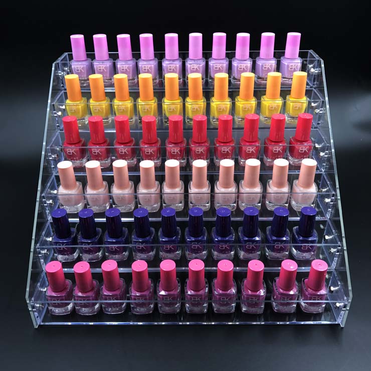 Nail polish display rack nail polish rack nail salon storage rack acrylic display rack storage rack nail polish small display rack