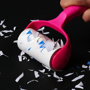 衣物毛发滚筒粘毛器除尘纸6卷1除尘器