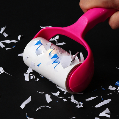 衣物毛发滚筒粘毛器除尘纸6卷1除尘器