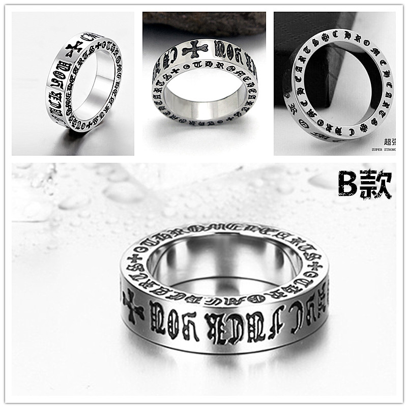 Bague homme ROCK PUNK en Acier au titane - Ref 3089603 Image 17