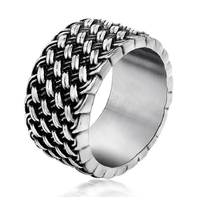 Bague mixte ROCK PUNK en Acier au titane - Ref 3086831 Image 5