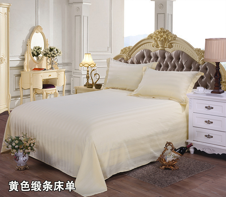 Khách sạn khách sạn bộ đồ giường bán buôn cotton trắng sheets cotton mã hóa dày sheets bed cover giường, mảnh duy nhất