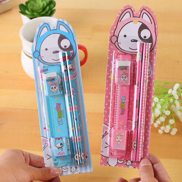 Practical School Start Small Gift Pencil Stationery Suit Student Kindergarten Rewards Children Birthday Little Gift Companion Gift