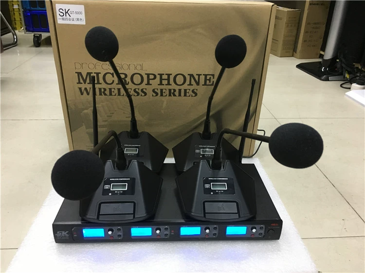 Micrô hội nghị phân đoạn GT5000 Một micrô bốn phân đoạn kéo Micrô tụ điện Micrô hội nghị phân đoạn U Micrô cổ ngỗng - Micrô