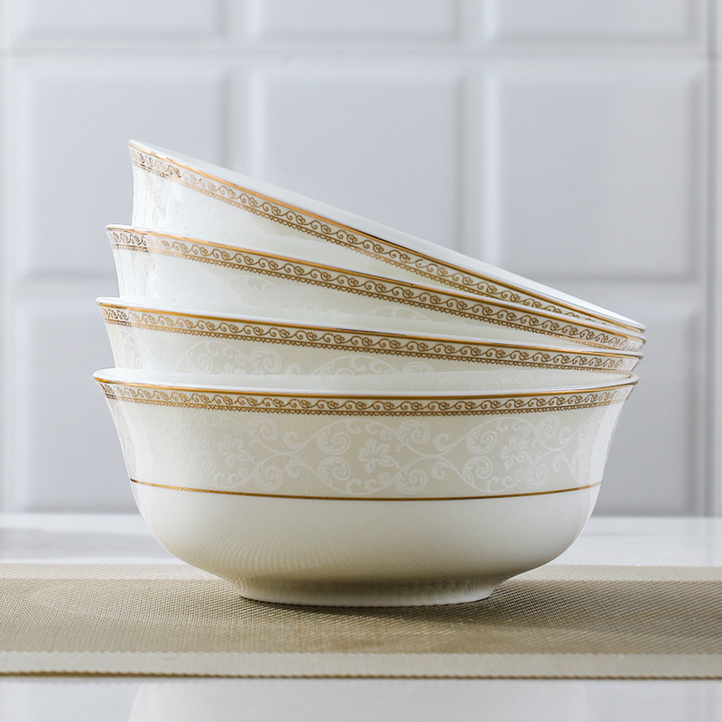[4] of jingdezhen ceramic tableware suit ipads porcelain bowl bowl 6 inches rainbow such as bowl bowl Chinese style household