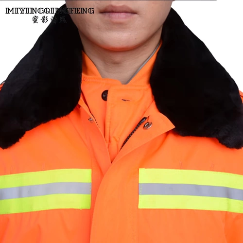 Зимняя униформа медсестры для работы, ветрозащитный пуховик, увеличенная толщина