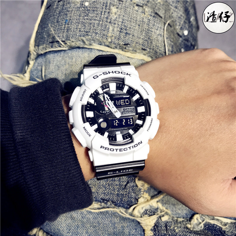 Casio Casio G Shock Tidal Moon Phase Temperature Waterproof Mens Women Watches Gax 100b 7a 1a