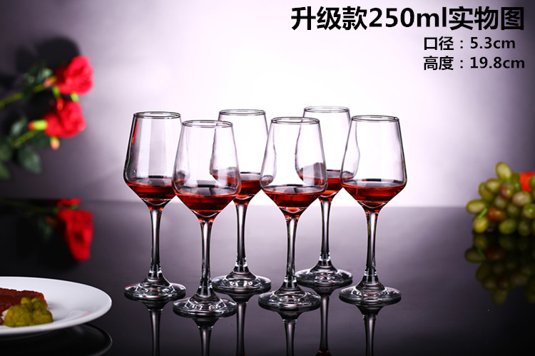 Ly rượu vang đỏ không ly rượu vang thủy tinh sáng tạo ly sâm banh thủy tinh cao ly - Rượu vang ly uống rượu vang