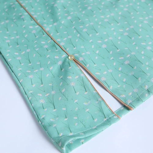 Ципао, летнее короткое сексуальное элегантное милое платье, китайский стиль, 2020