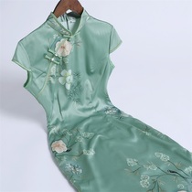 Qi Wei's improved cheongsam Summer 2022 New Young Retro Republic of China with high-quality and elegant daily style