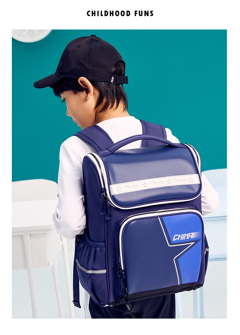 安踏 小学生书包大容量双肩包 图6