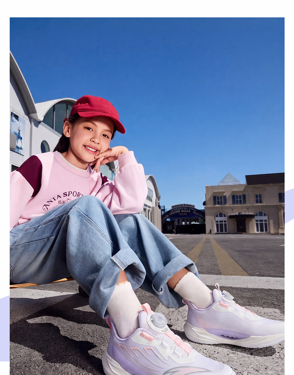 Ride the Wind 2 | Anta Kidsren's Sports Shoes, Girls' Running Shoes, 2026 Early Autumn Kidsren's Shoes, Professional Running Shoes for Students and Girls — 6