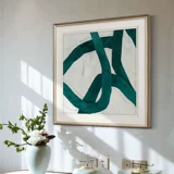 Mei gaomei Light Luxury Living Room Декоративная живопись современная минималистская диван фоновая висящая живопись абстрактная линия искусство роспись