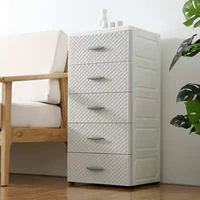 Japanese-style multi-layer thick plastic drawer storage cabinet toy finishing storage cabinet children's baby wardrobe storage