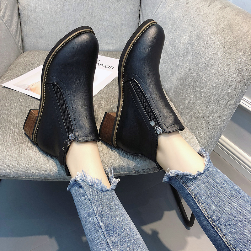 Bottes mi-saison femme en Polyurethane - Ref 3250273 Image 4