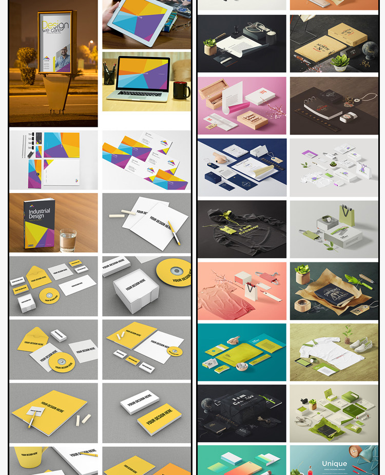 样机-vi模板VI样机智能贴图LOGO标志展示效果图餐饮PSD分层企业PS素材插图7小新卖蜡笔