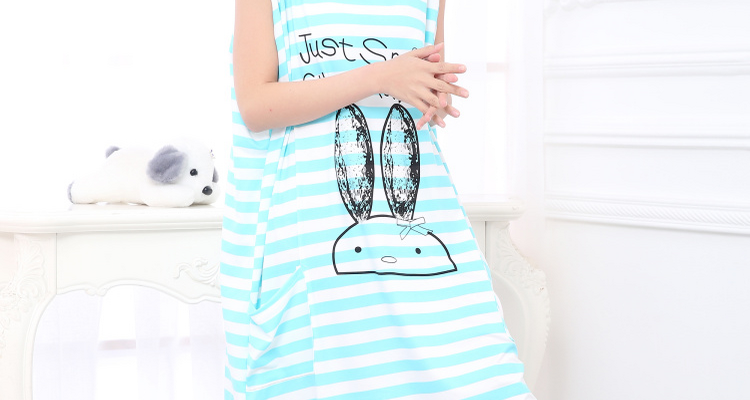 Thêm kích thước lớn nightdress chất béo mm200 kg cộng với phân bón tăng nữ mùa hè cotton ngắn tay áo phương thức Hàn Quốc phiên bản của bộ đồ ngủ dài