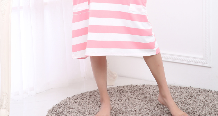 Thêm kích thước lớn nightdress chất béo mm200 kg cộng với phân bón tăng nữ mùa hè cotton ngắn tay áo phương thức Hàn Quốc phiên bản của bộ đồ ngủ dài