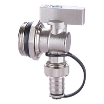 Floor heating water distributor drain valve large flow radiator drainage sewage exhaust valve 4 6 minutes 1 inch switch artifact
