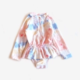 Качественный лонгслив, купальник с молнией, 1-10 лет