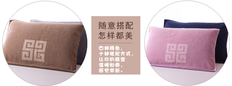 Gối bông vàng hai gói Không khí nhà mềm mại và thoải mái Đôi rắn và gối bẩn - Khăn gối vỏ gối vuông