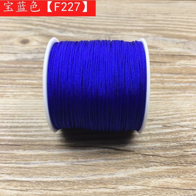Nâng cấp mô hình cộng với mô hình lõi 72 dòng ngọc tự làm dây bện vòng tay vòng cổ vòng cổ dây chuyền dây chuyền 0,8 mm đường màu đỏ - Vòng chân lắc chân đẹp độc