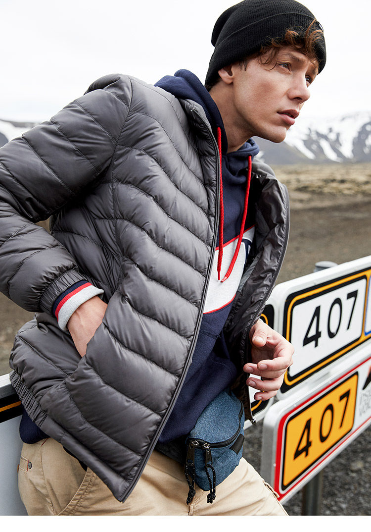 Blouson homme BOSIDENG    en Nylon - Ref 3119668 Image 7