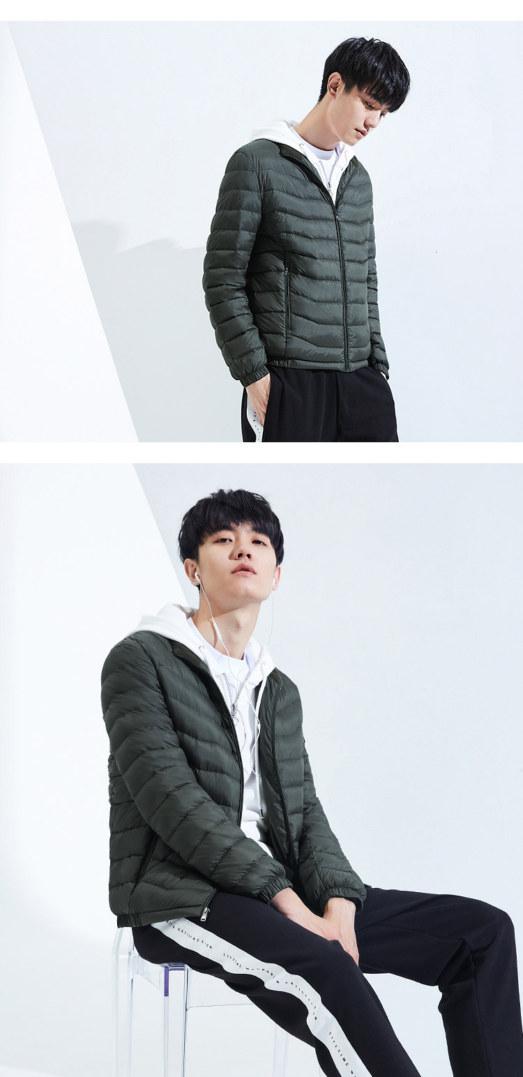 Blouson homme BOSIDENG    en Nylon - Ref 3119668 Image 34