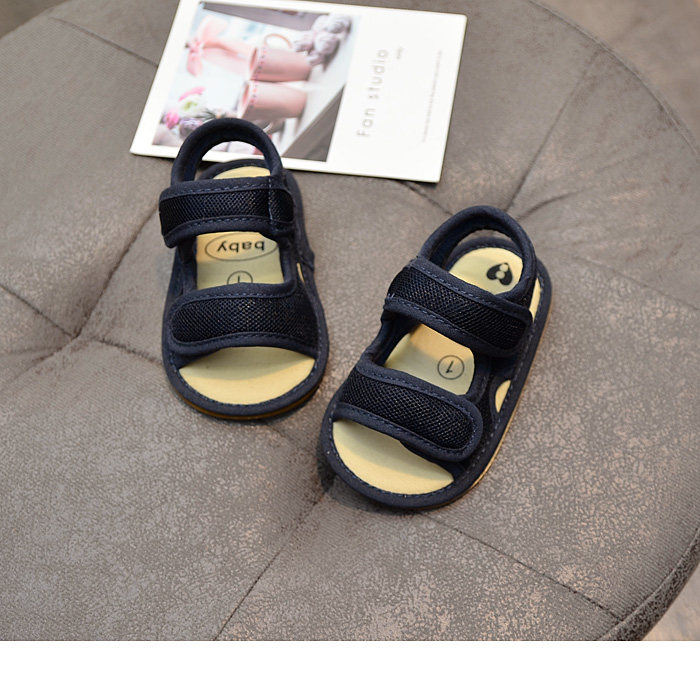 Summer Mesh Anti-Drop Men's and Women's Soft Bottom Sandals for 0-1 Years Old — 12