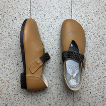 Soft leather soft bottom comfortable womens single shoes foreign trade original inventory cut clearance ladies casual shoes leather mother shoes
