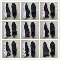 Miscellaneous foreign trade tailings sneakers mens and womens shoes black mesh breathable lace-up casual shoes running shoes