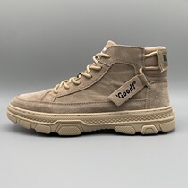 Scarce high-end foreign trade tail single Martin boots male leather British wind high-end spring and autumn retro tooling boots mens trendy shoes