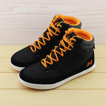 Foreign trade original single socks waterproof leather womens cotton shoes plus velvet warm flat wild boots winter Martin boots