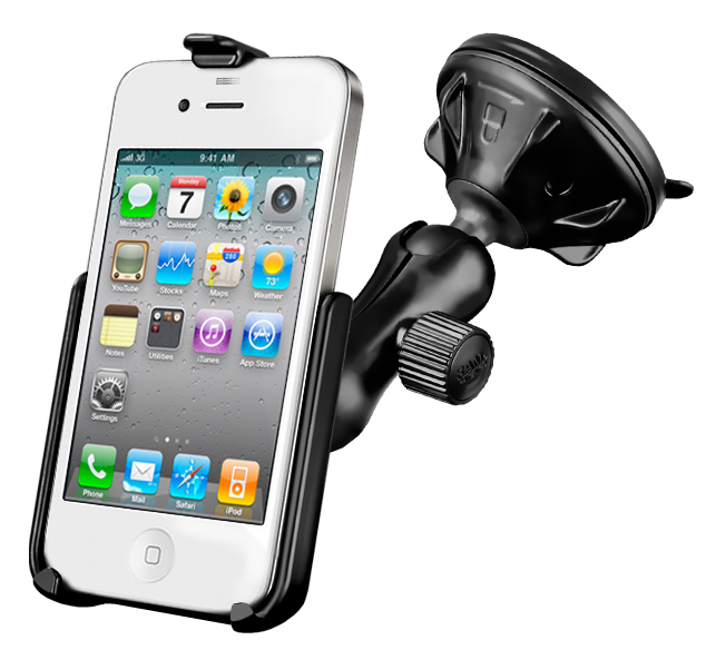RAM-Mount Apple iPhone 4 4S 5 5c 5S car suction cup phone holder
