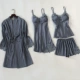 128 Water Ronghua Four -Piece Blue Grey