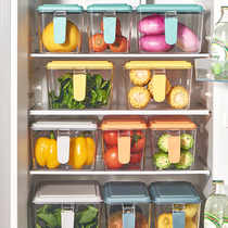 Fridge Refreshing Box Food Grade Special Storage Box Kitchen Egg Vegetable Finishing Deity Freezer Frozen Food Intake Box
