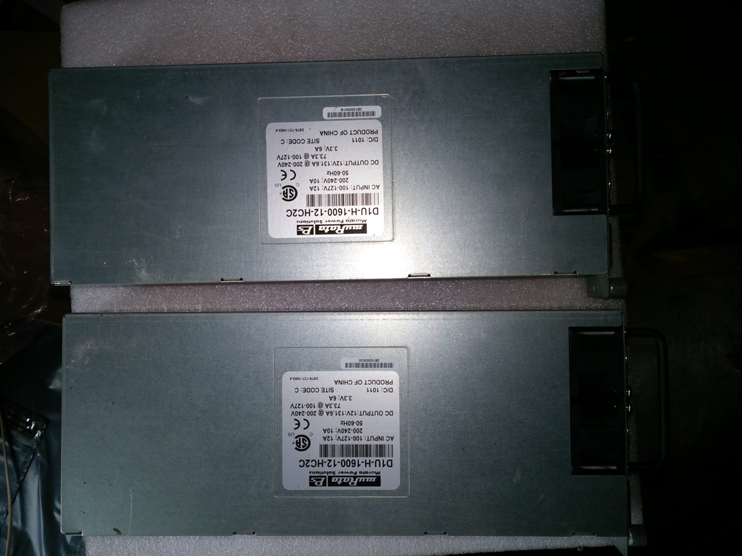 Original Huawei E6000 Blade Server D1U-H-1600-12-HC2C Power Pack New