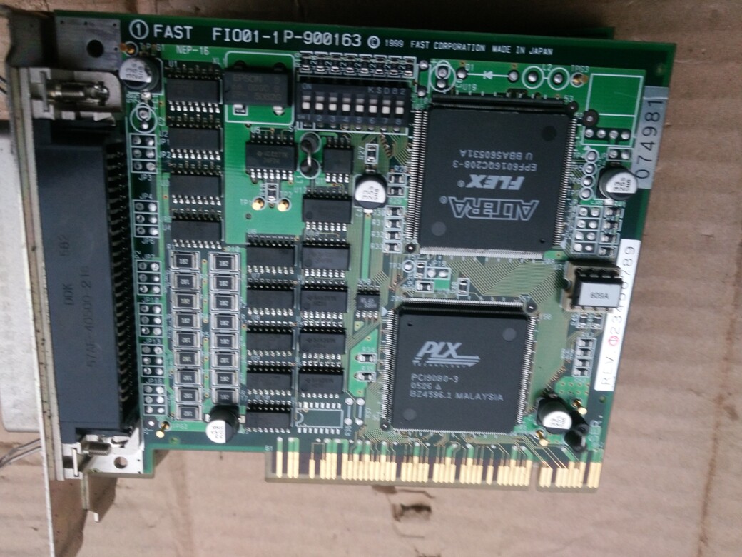 Fast Corporation FI001-1 P-900163 collection card P-900163 industrial control card
