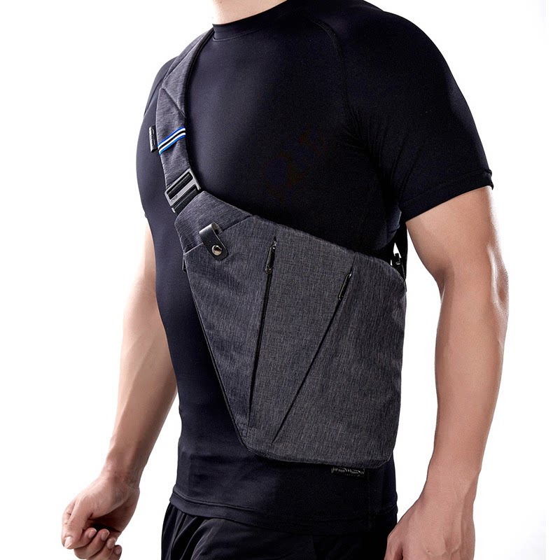Travel close-fitting anti-theft cross-belt bag sports running invisible wallet mobile underarm multi-function cross-body chest bag male