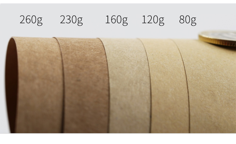 Kelang Xinsheng Giấy kraft A4 120g giấy in bìa giấy gia súc bao bì các tông hướng dẫn DIY cứng các tông dày vẽ tranh giấy kraft gói giấy bìa 100 tờ - Giấy văn phòng nơi bán giấy văn phòng