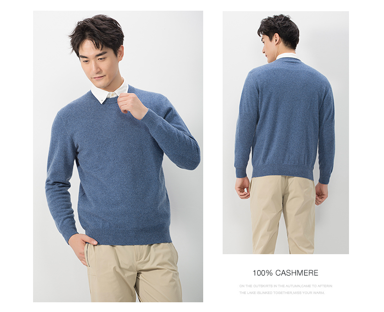 Mùa xuân tre mùa thu và mùa đông cashmere nguyên chất bomber nam