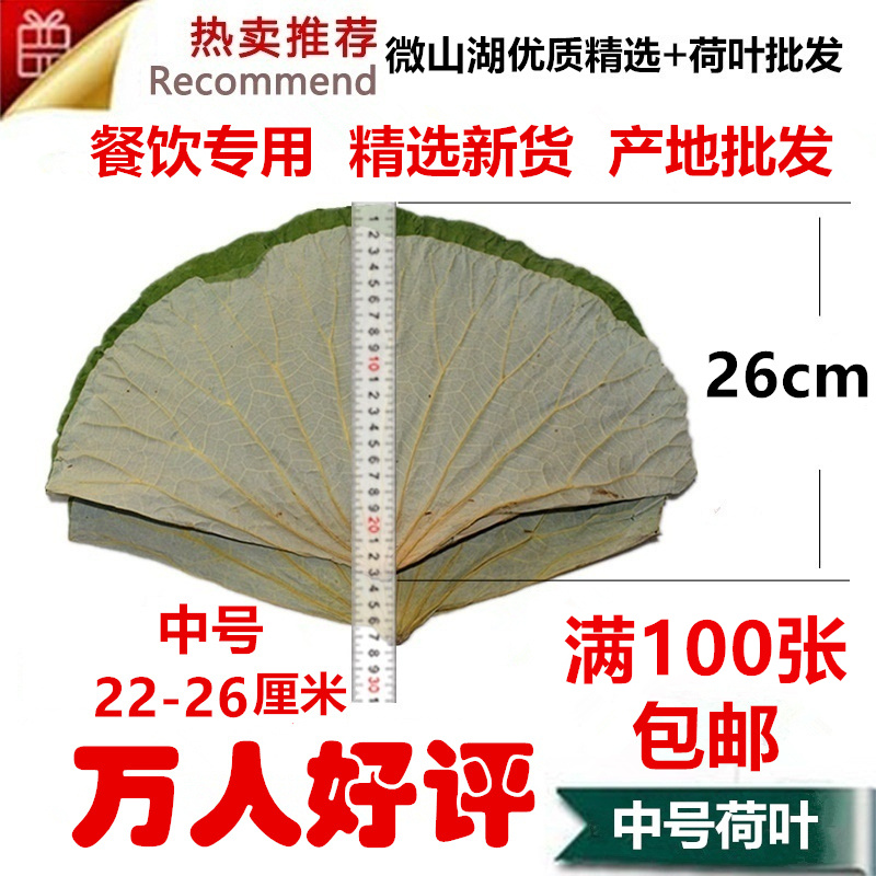 Medium whole lotus leaf Weishan Lake natural dry lotus leaf package beggar chicken beggar chicken lotus leaf chicken lotus leaf rice